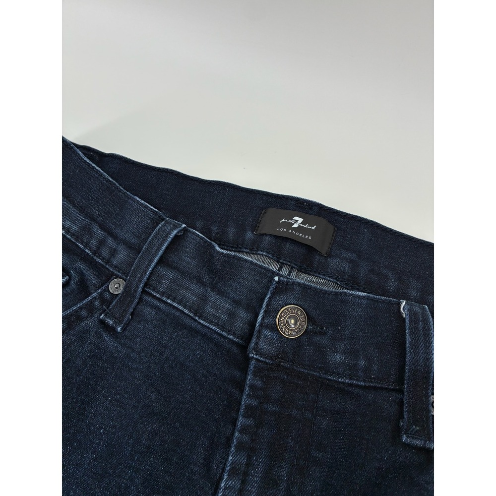 7 For All Mankind Austyn Relaxed Straight Leg Jeans Dark Indigo Mens 33x31.5